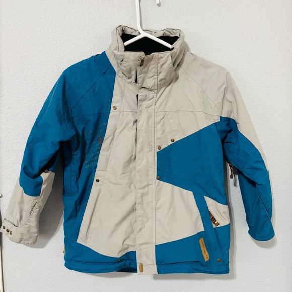 Obermeyer Kid's Ripper Blue Ski Puffer Jacket Insulated Weather-Resistant Size 8 - Picture 1 of 17